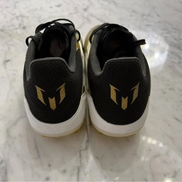 EXCELLENT Adidas Messi F50 Women’s Black and Gold Soccer Cleats Shoes - Picture 5 of 7
